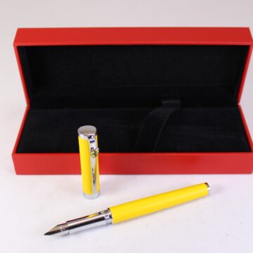 Yellow Fountain Pen 2 Min