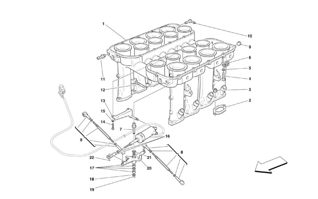 ferrari-360-modena-air-intake-manifold-parts-diagram