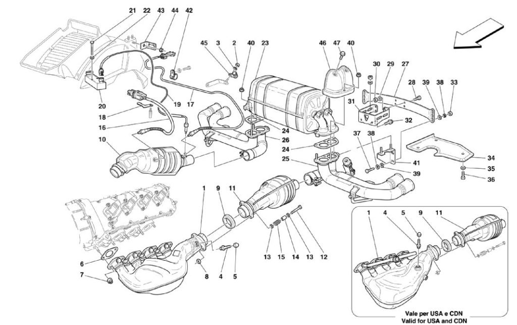ferrari-360-modena-raing-exhaust-parts-diagram