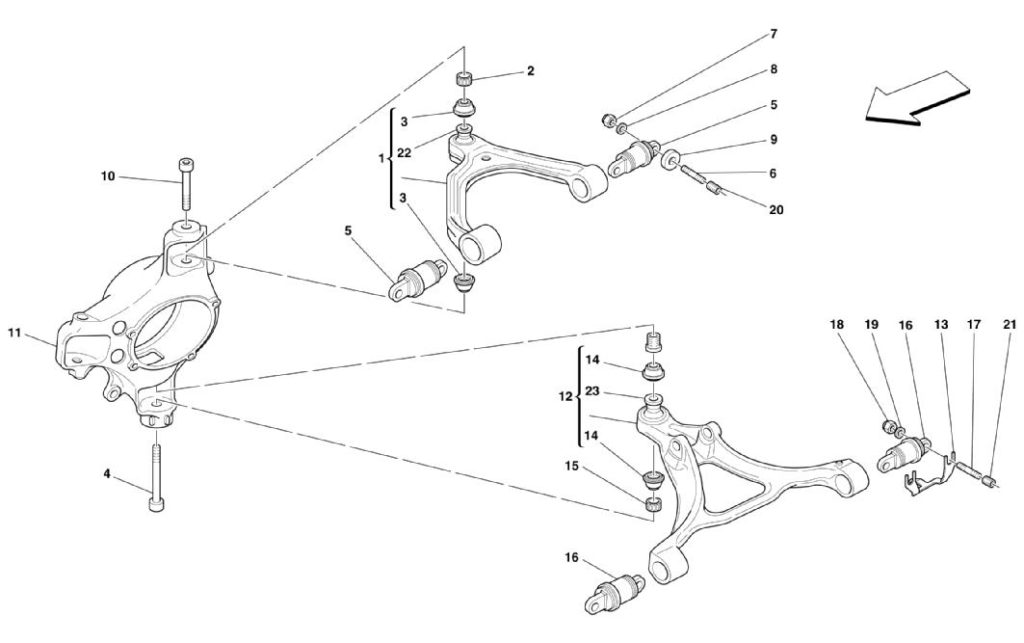 ferrari-360-front-wishbone-suspension-parts-diagram