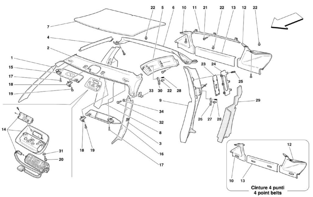 ferrari-360-modena-roof-upholstery-parts-diagram