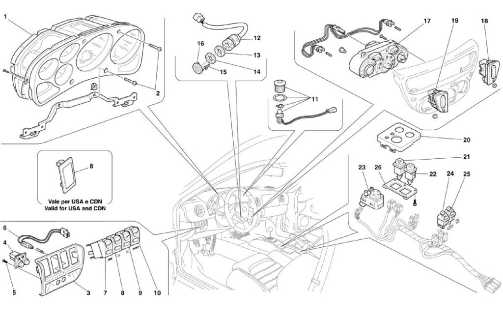 ferrari-360-modena-dashboard-instruments-parts-diagram