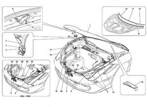 ferrari-458-front-hood-parts-diagram