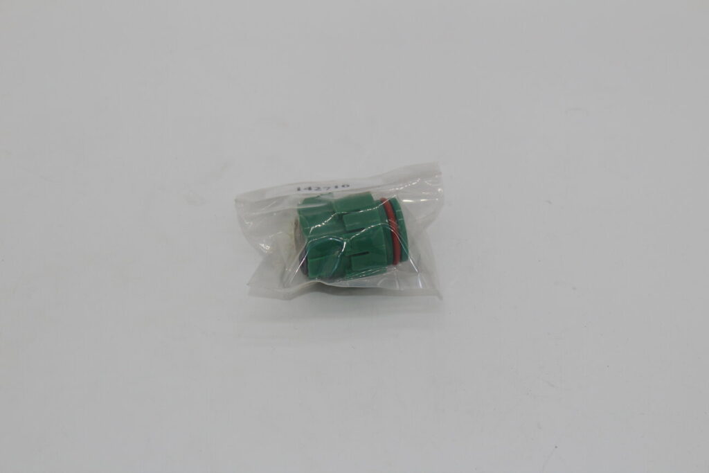 Connector Round Green 3 Way
