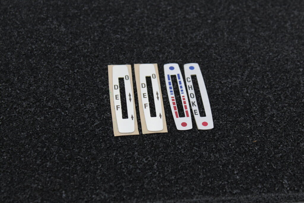 Bezel Plate Set 308 Carb