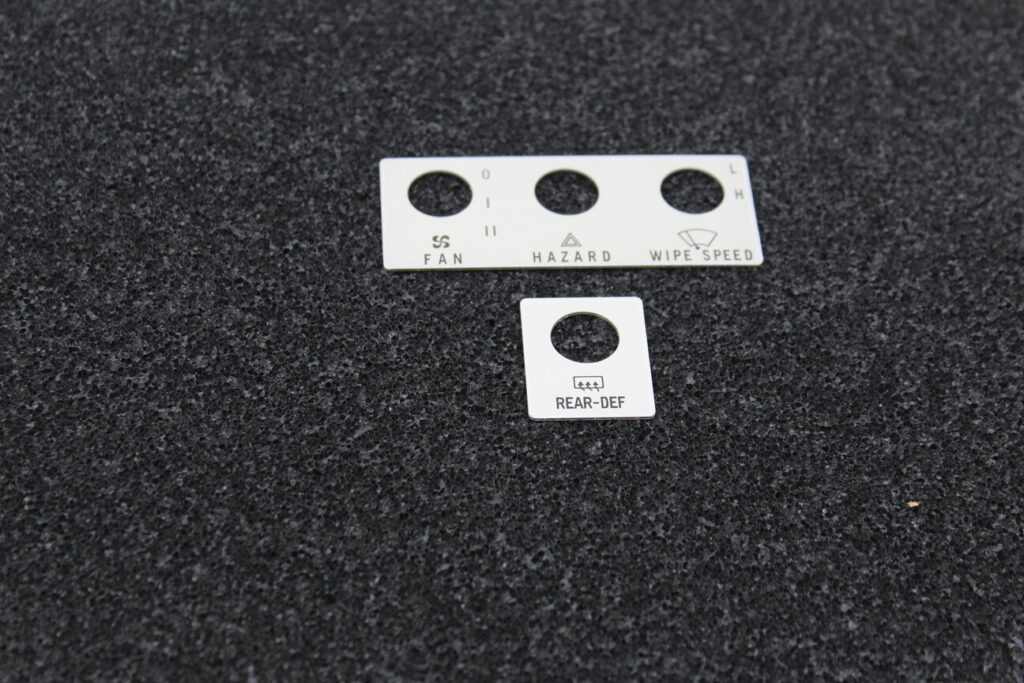 Switch Plate Set 308 QV Unscratchable
